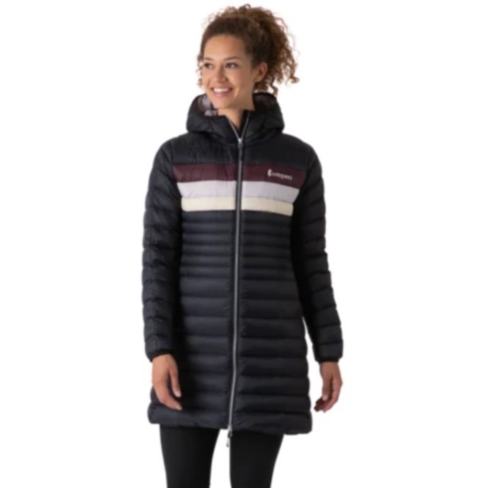 Cotopaxi | Women's Fuego Down Parka Black 800 Fill Hooded Puffer Coat, Size M